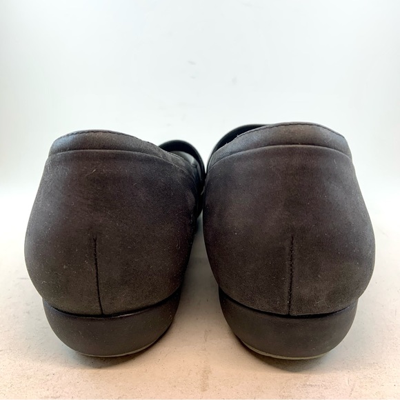Dansko Black Nubuck Kendra Low Wedge Mary Janes, size 39 8.5 9 - Picture 10 of 12
